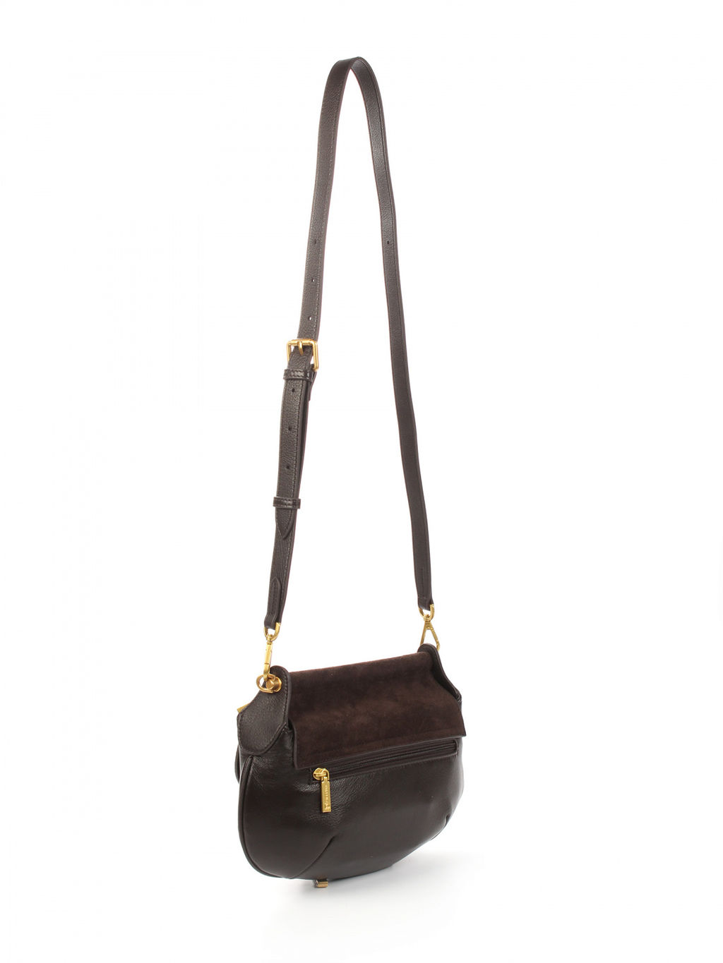 LACCOMA сумка АМ2080-С-коричневый натуральная кожа хлопок