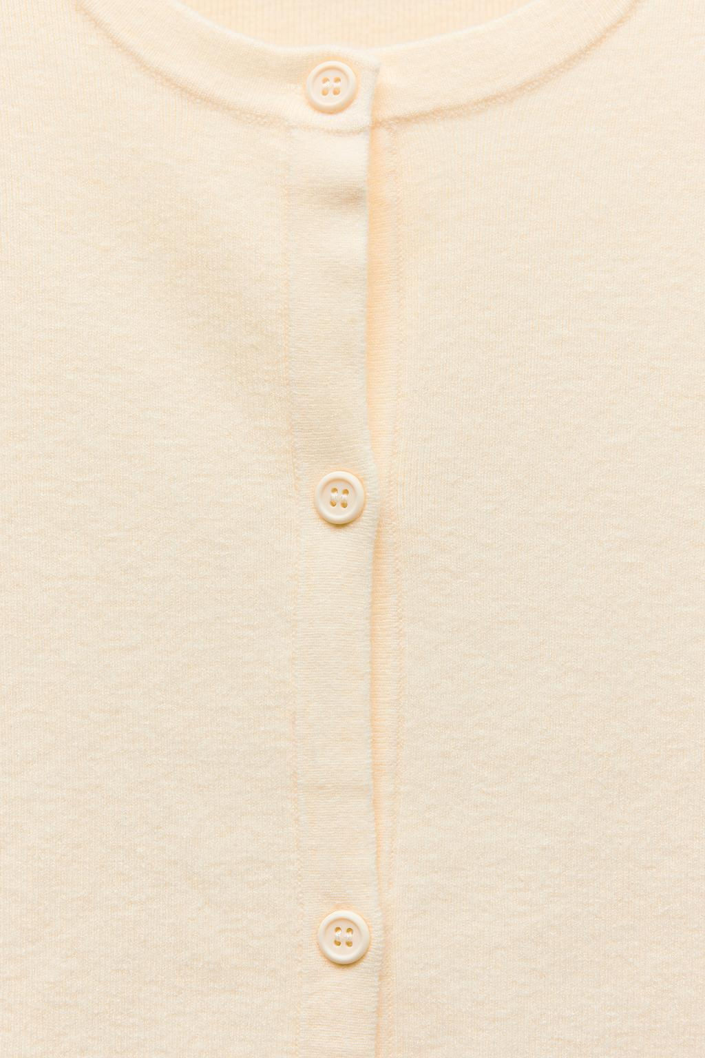 PLAIN KNIT CARDIGAN - Zara фото 5