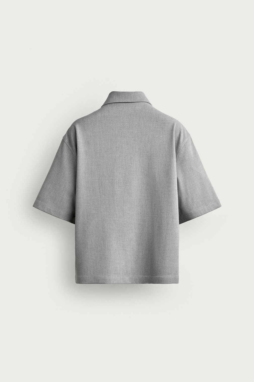 SOBRECAMISA RELAXED FIT BOLSILLO / Gris - Zara фото 7