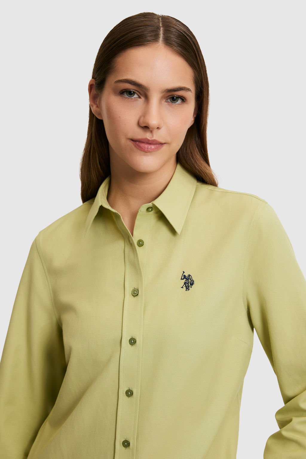 Kad_n Ye_il Uzun Kollu Basic G_mlek - U.s. polo assn фото 2