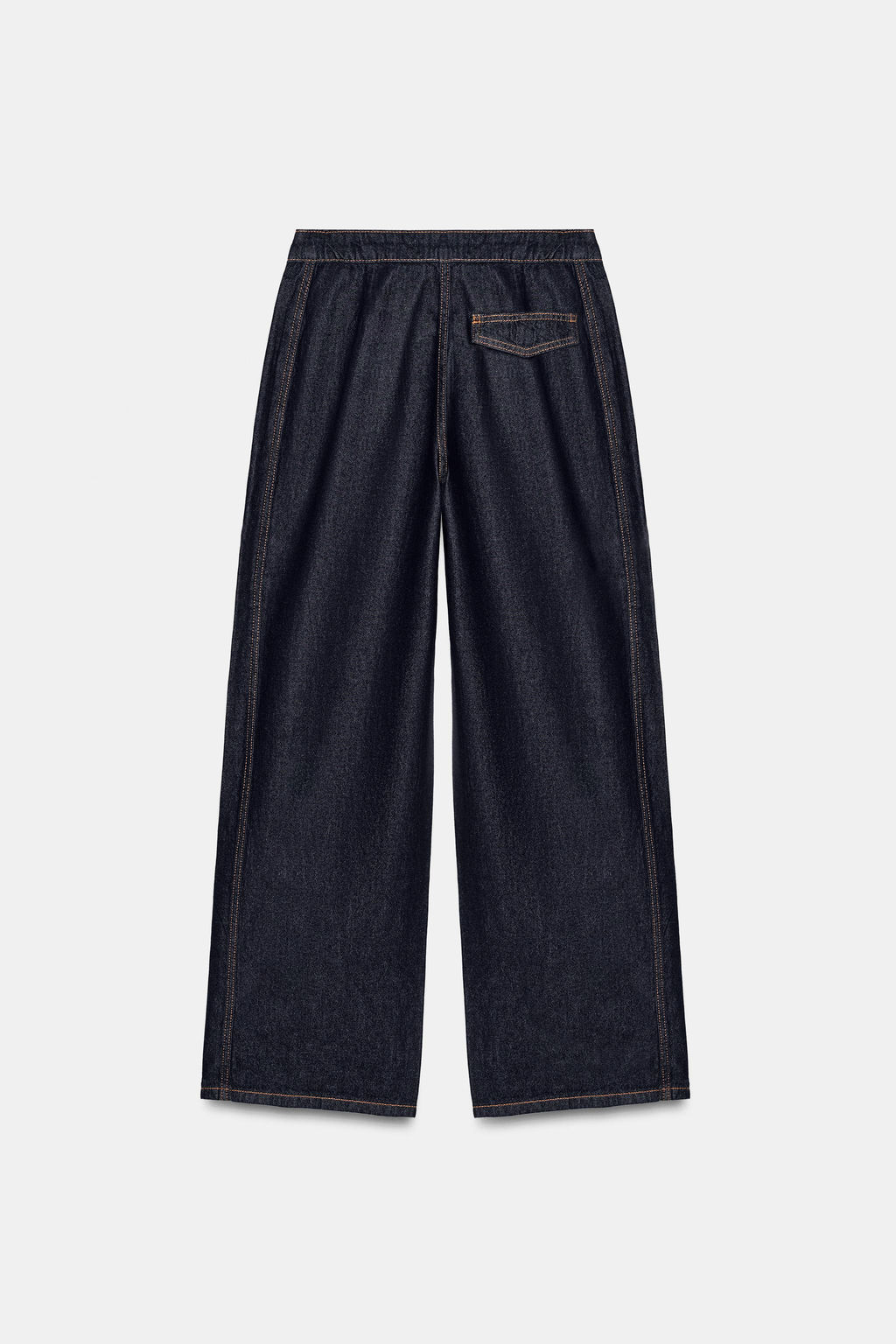 Z1975 HIGH-WAIST JOGGER WIDE-LEG JEANS - Zara фото 8