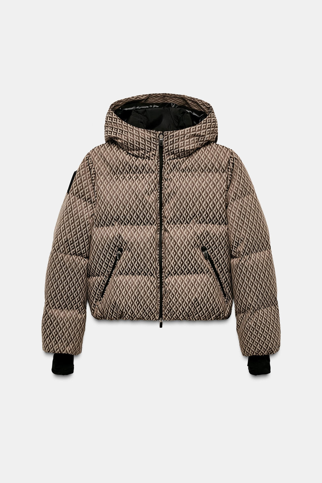 ANORAK ACOLCHADO 80% PLUM?N 20% PLUMA WATER RESISTANT WINDPROOF RECCO® TECHNOLOGY SKI COLLECTION / Beige-marro - Zara фото 8