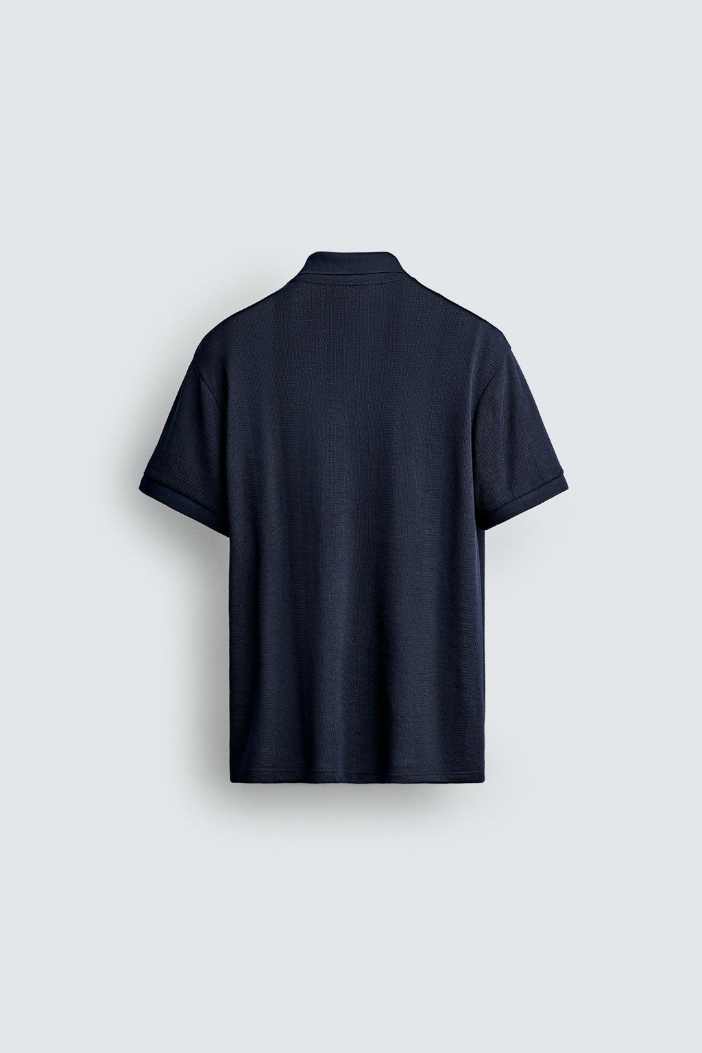 POLO REGULAR FIT JACQUARD RAYAS / Blanco roto - Zara фото 8