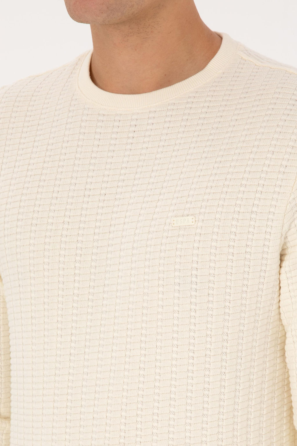 Erkek Krem Sweatshirt