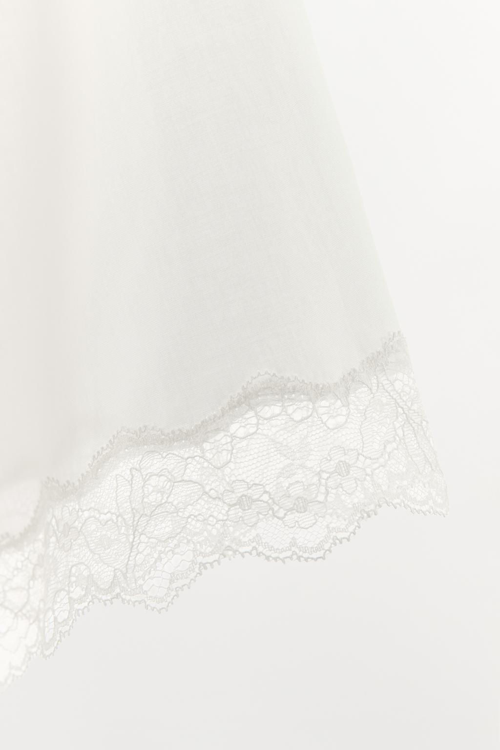 LACE LADDER STITCH DRESSING GOWN - Zara фото 8