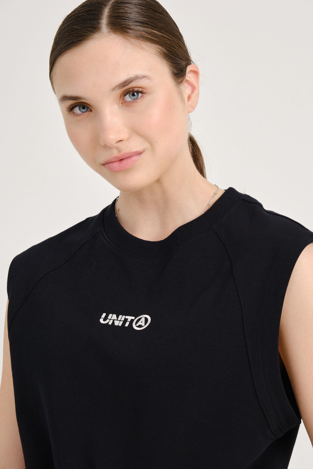 Майка трикотажная Черный