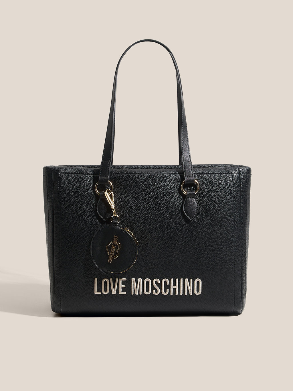 Женский тоут LOVE MOSCHINO CAMO CORE Артикул 4561376, черный