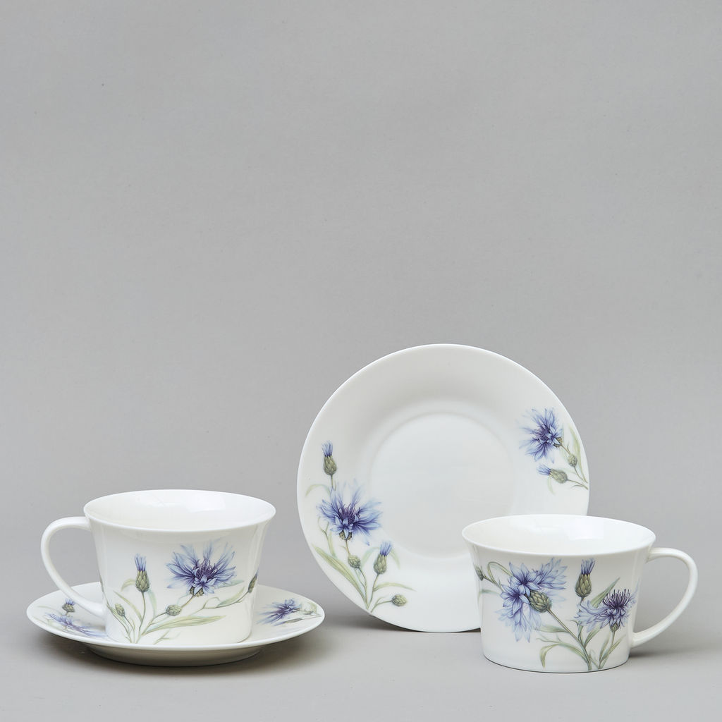 ЧАЙНЫЙ НАБОР LEFARD ВАСИЛЬКИ 4 ПР. НА 2 ПЕР. 250 МЛ  фото 3