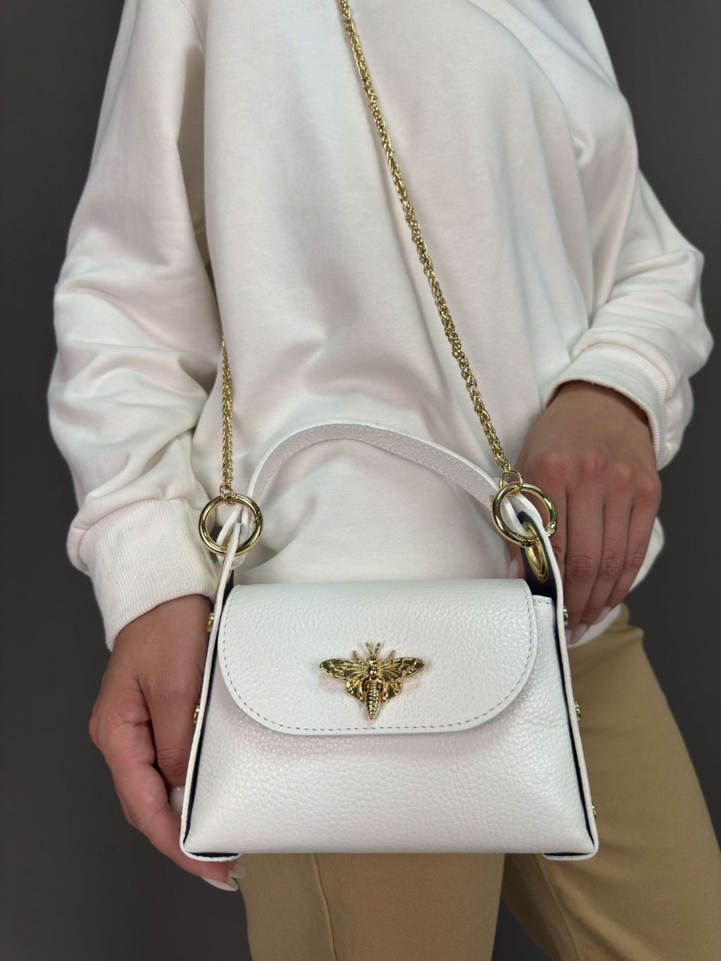 Сумка женская из телячьей кожи