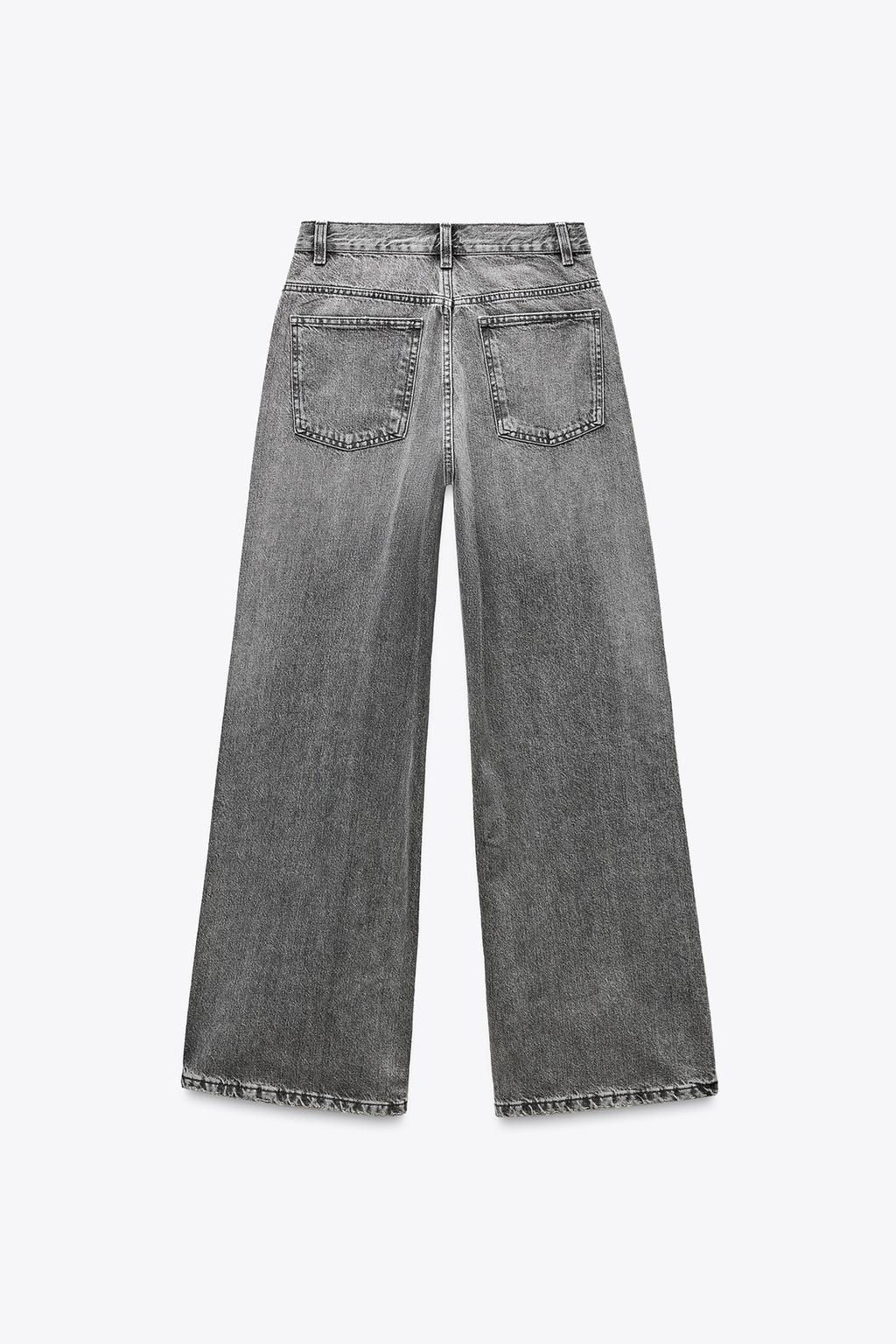 TRF MID-WAIST CROSSOVER BAGGY JEANS - Zara фото 6