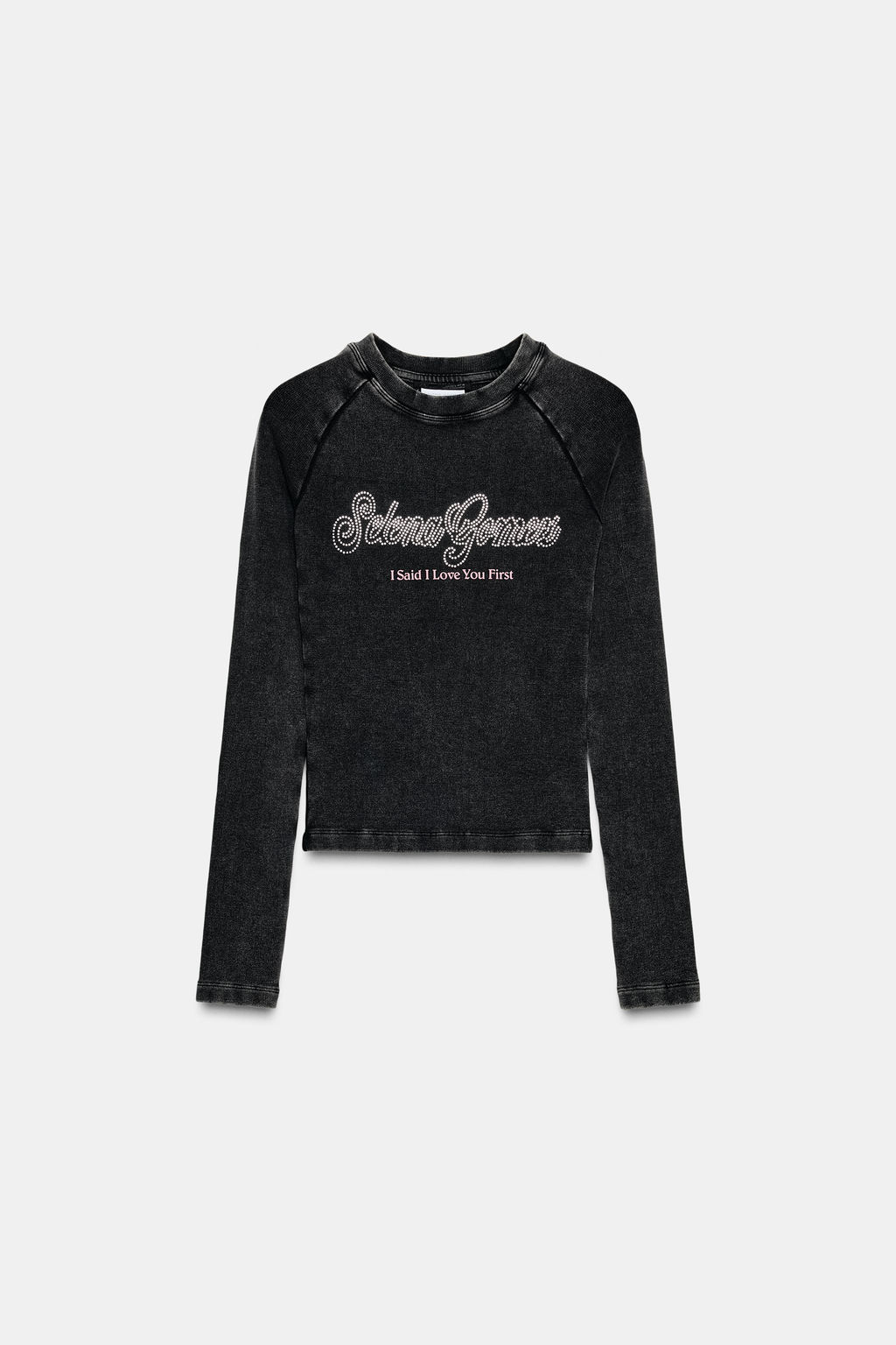 SELENA GOMEZ RIBBED T-SHIRT - Zara фото 4