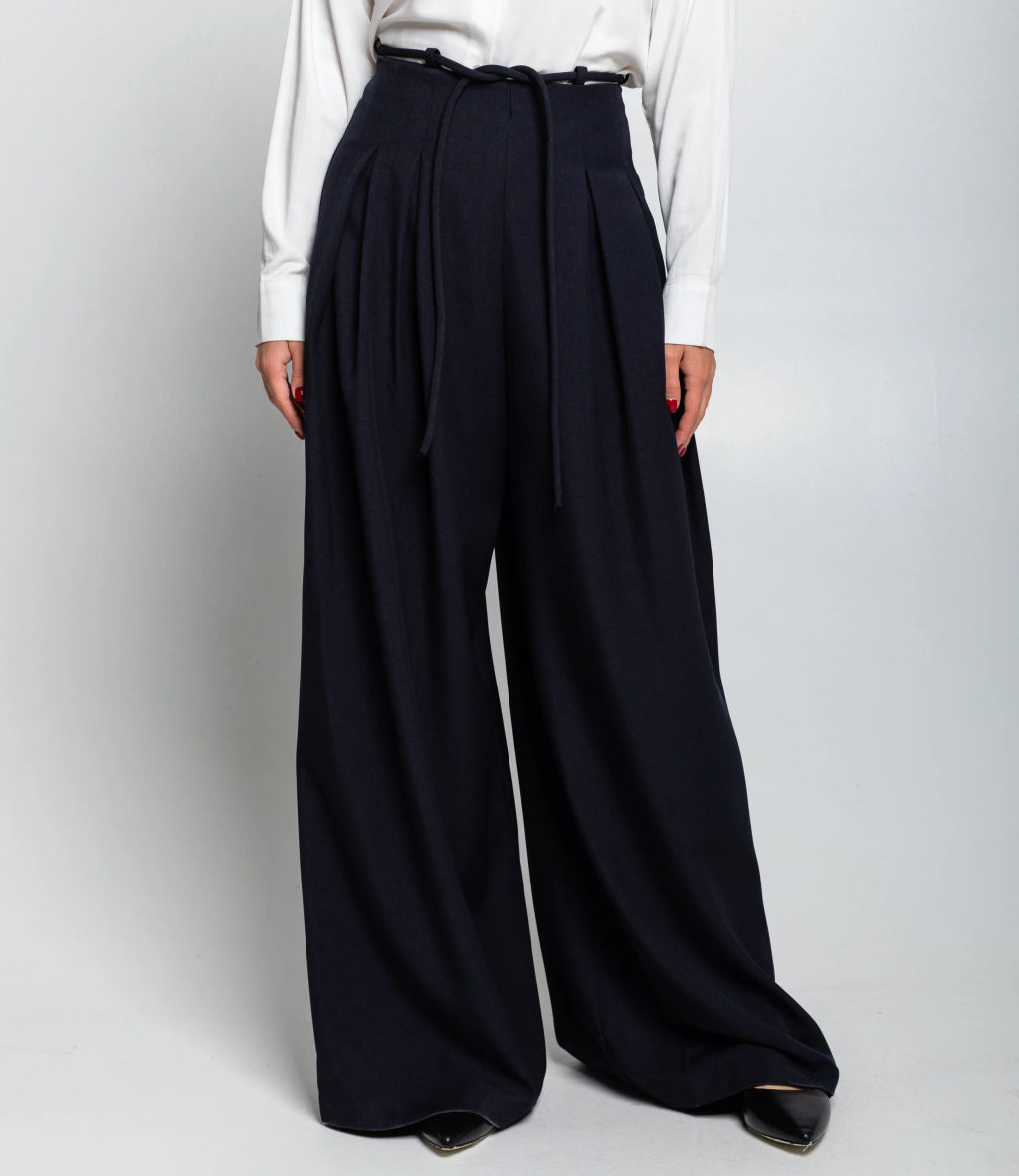 Брюки #КТ16301-2, тёмно-синий