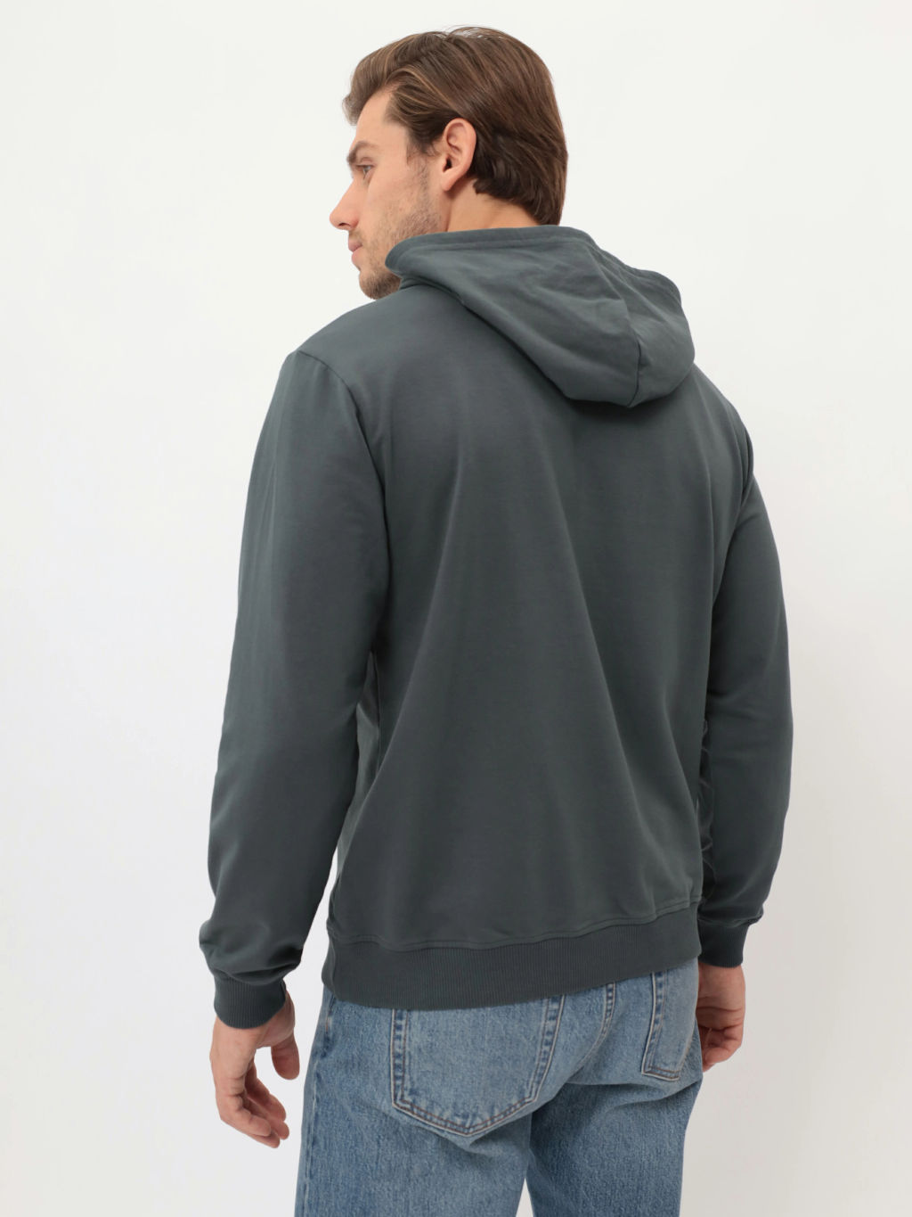 Худи мужское GREG G172-OZ02-2020 (т.изумруд)