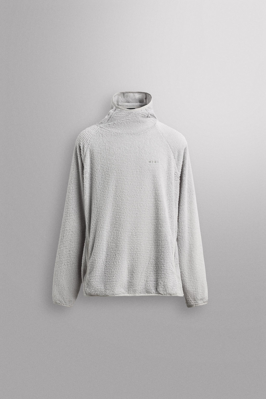 SUDADERA POLAR TEXTURA CAPUCHA / Blanco roto - Zara фото 8