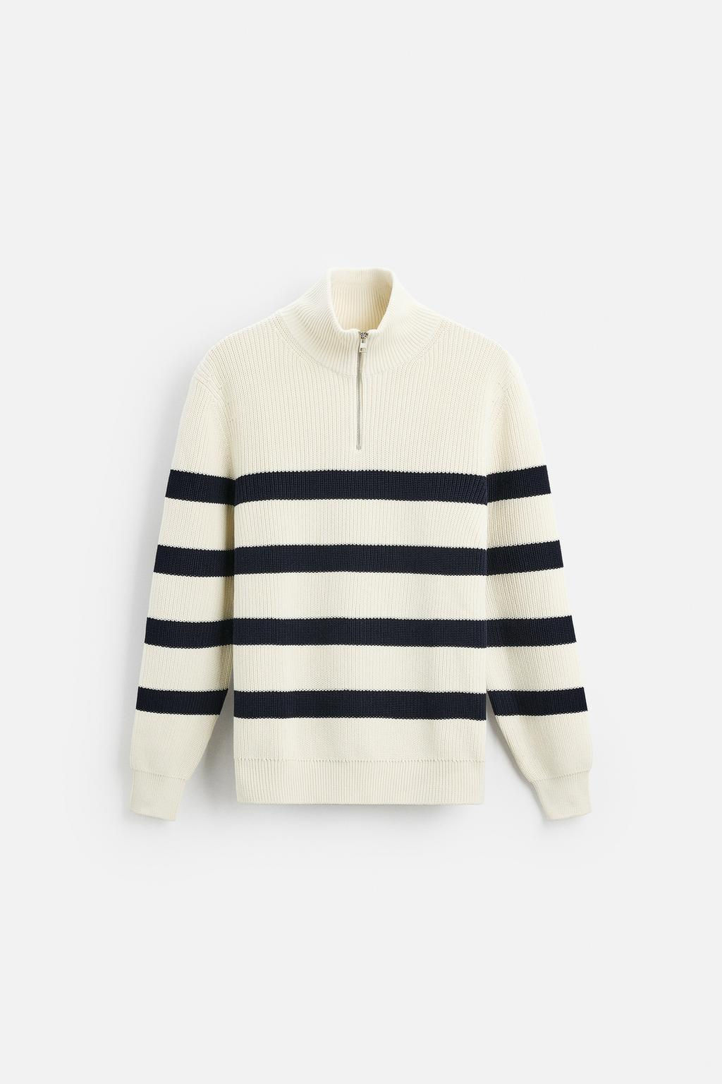 ZIP HIGH NECK SWEATER - Zara фото 6