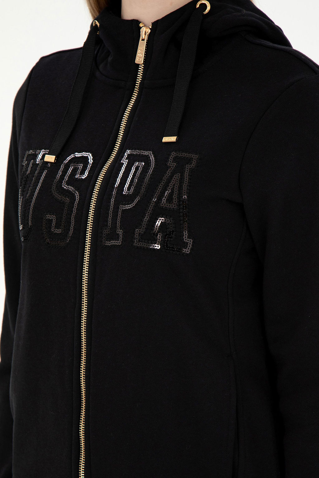 Kad_n Siyah Basic Sweatshirt Sepette S_rpriz _ndirim - U.s. polo assn фото 6