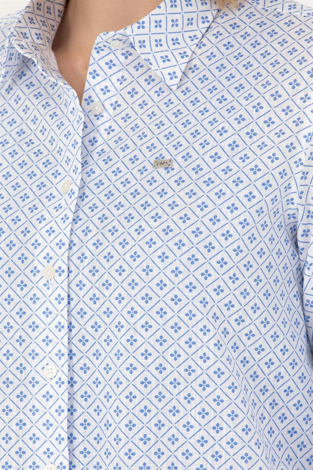 Женская рубашка Saks с длинным рукавом Неожиданная скидка в корзине - U.s. polo assn фото 7