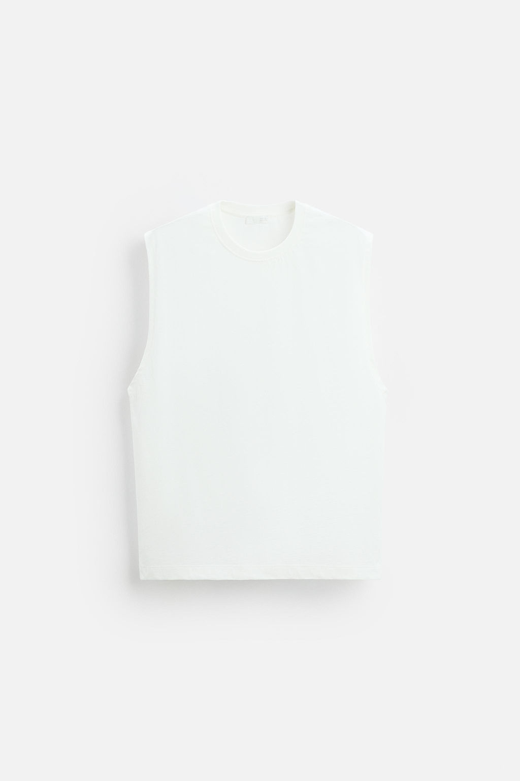 RELAXED FIT TANK T-SHIRT - Zara фото 6