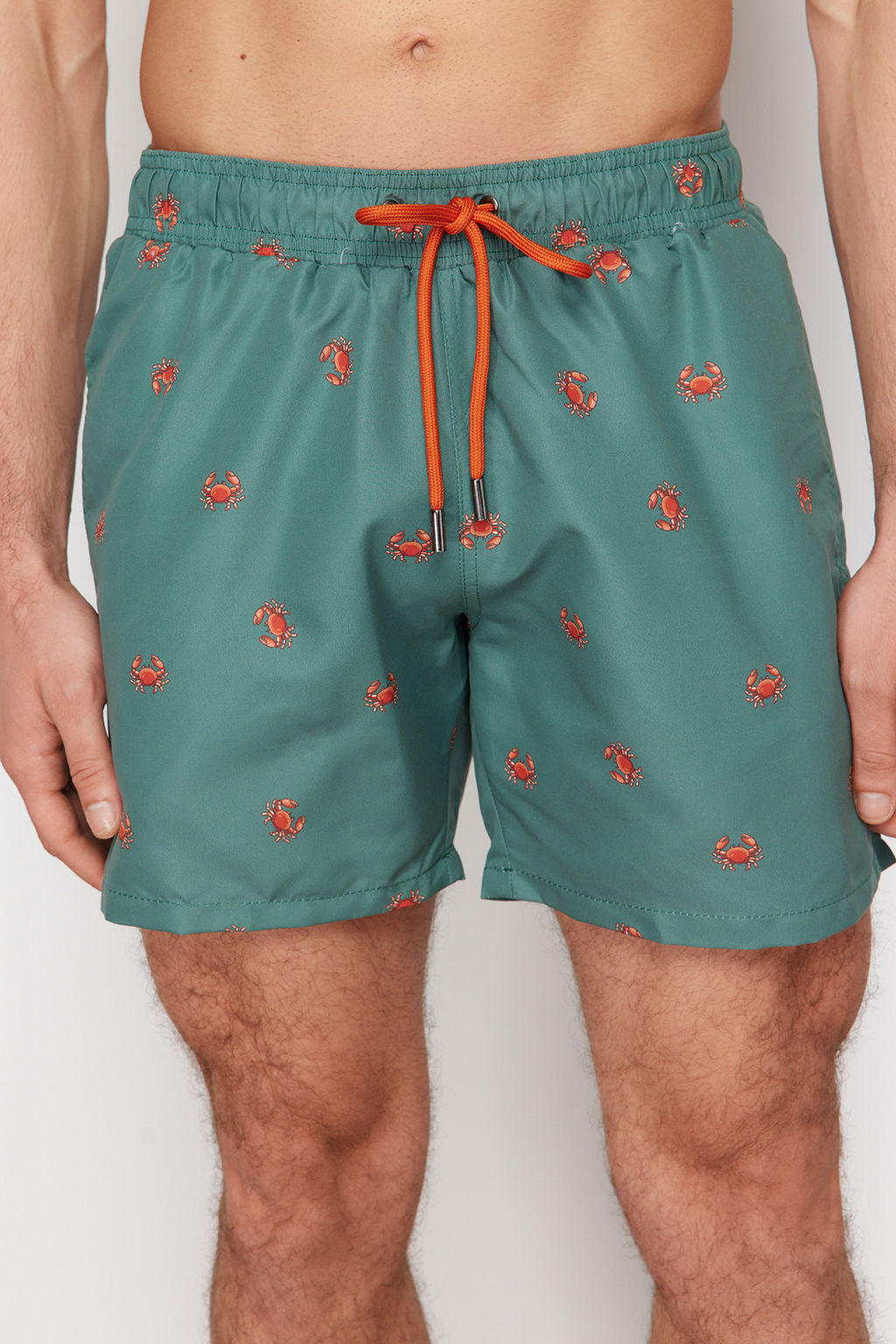 TRENDYOL MAN Lacivert Standart Fit Yengec Desenli Deniz Sortu TMNSS24DS00006 - Trendyolmilla фото 16