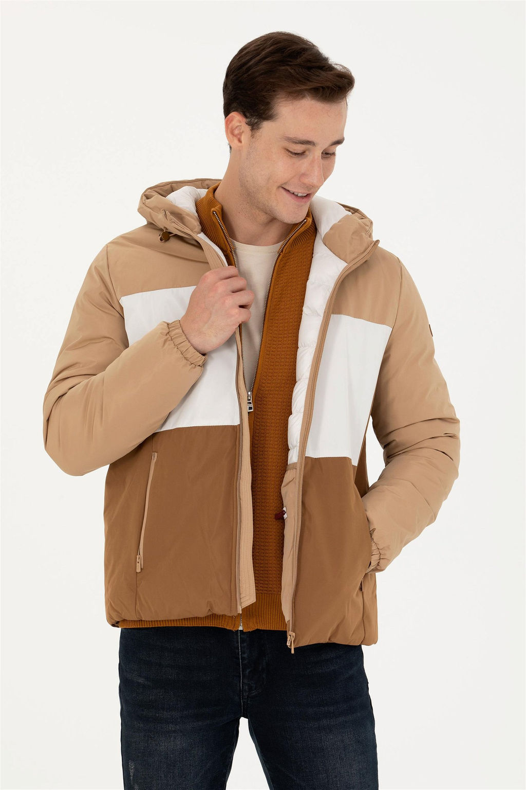 Мужское песочное пальто Неожиданная скидка в корзине - U.s. polo assn фото 3