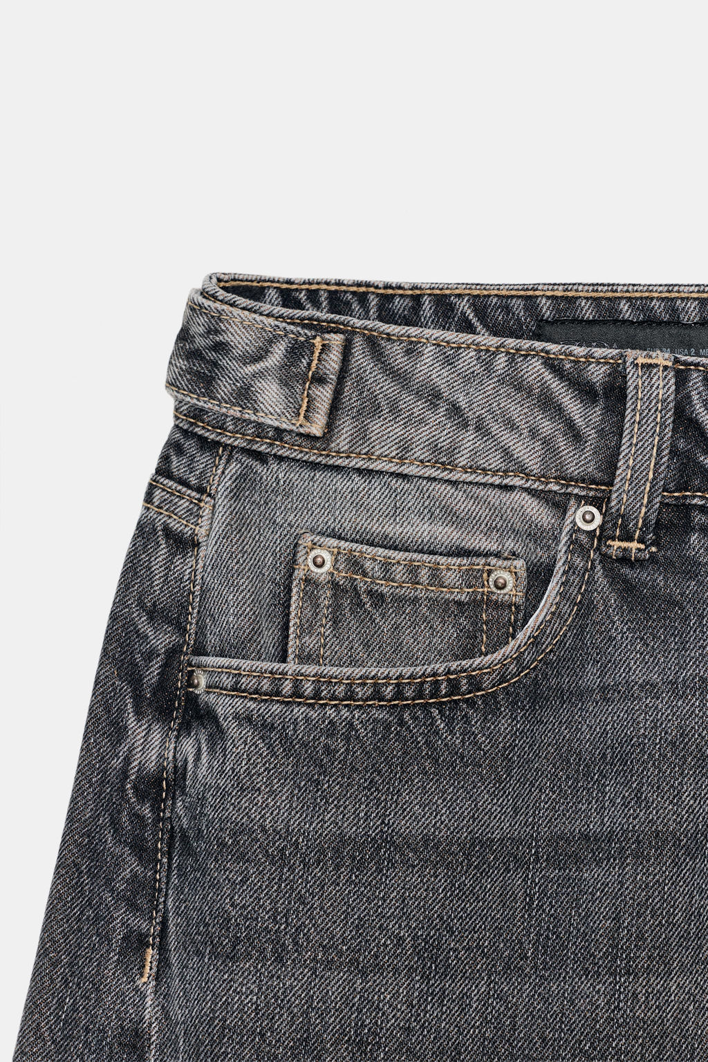 Z1975 WIDE LEG MID-WAIST SEAM JEANS - Zara фото 10