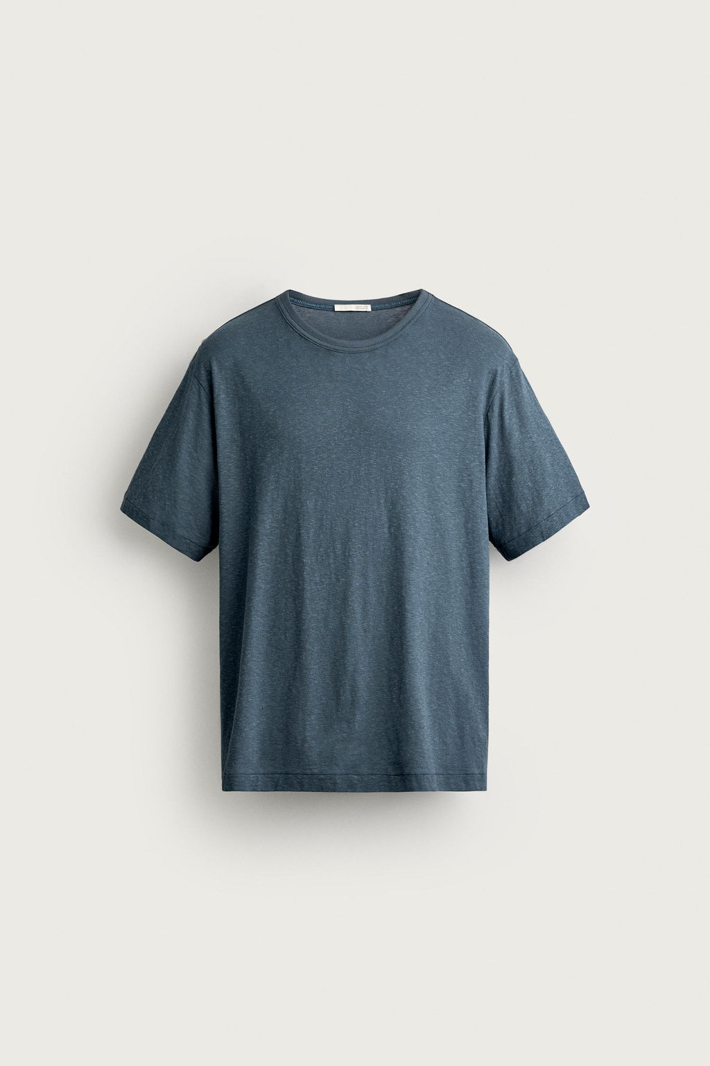 CAMISETA REGULAR FIT LIGHTWEIGHT / Azul medio - Zara фото 7