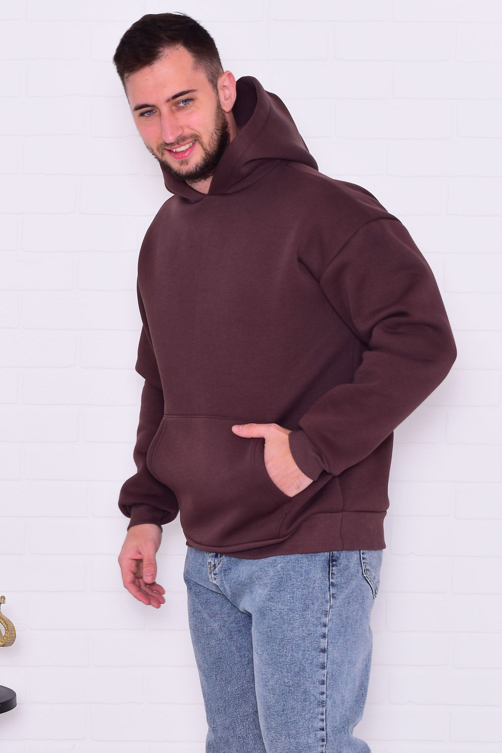 Толстовка мужская 9-196 из футера пенье с начесом - Новое кимоно фото 12