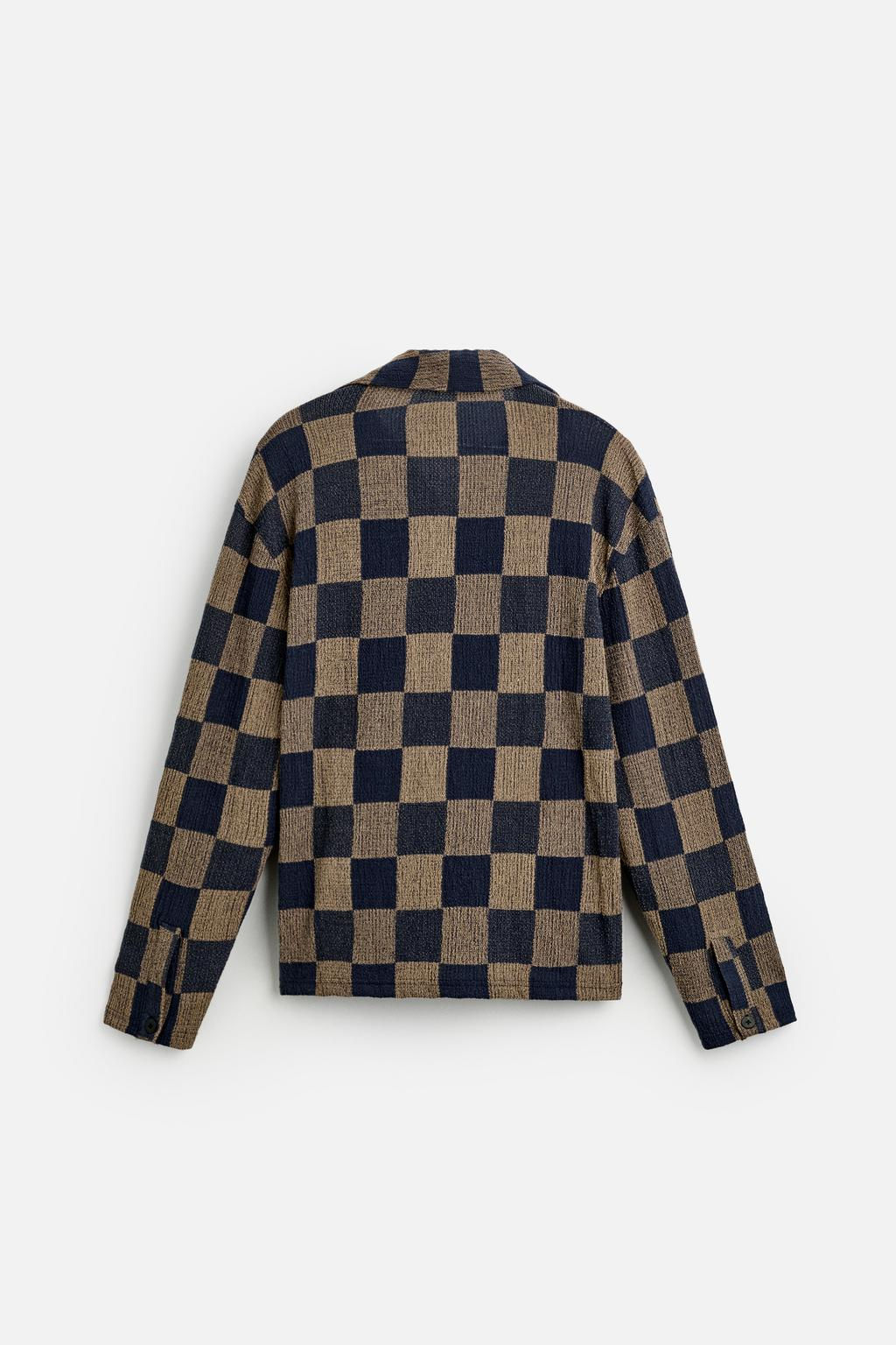 CHECK KNIT SHIRT - Zara фото 7