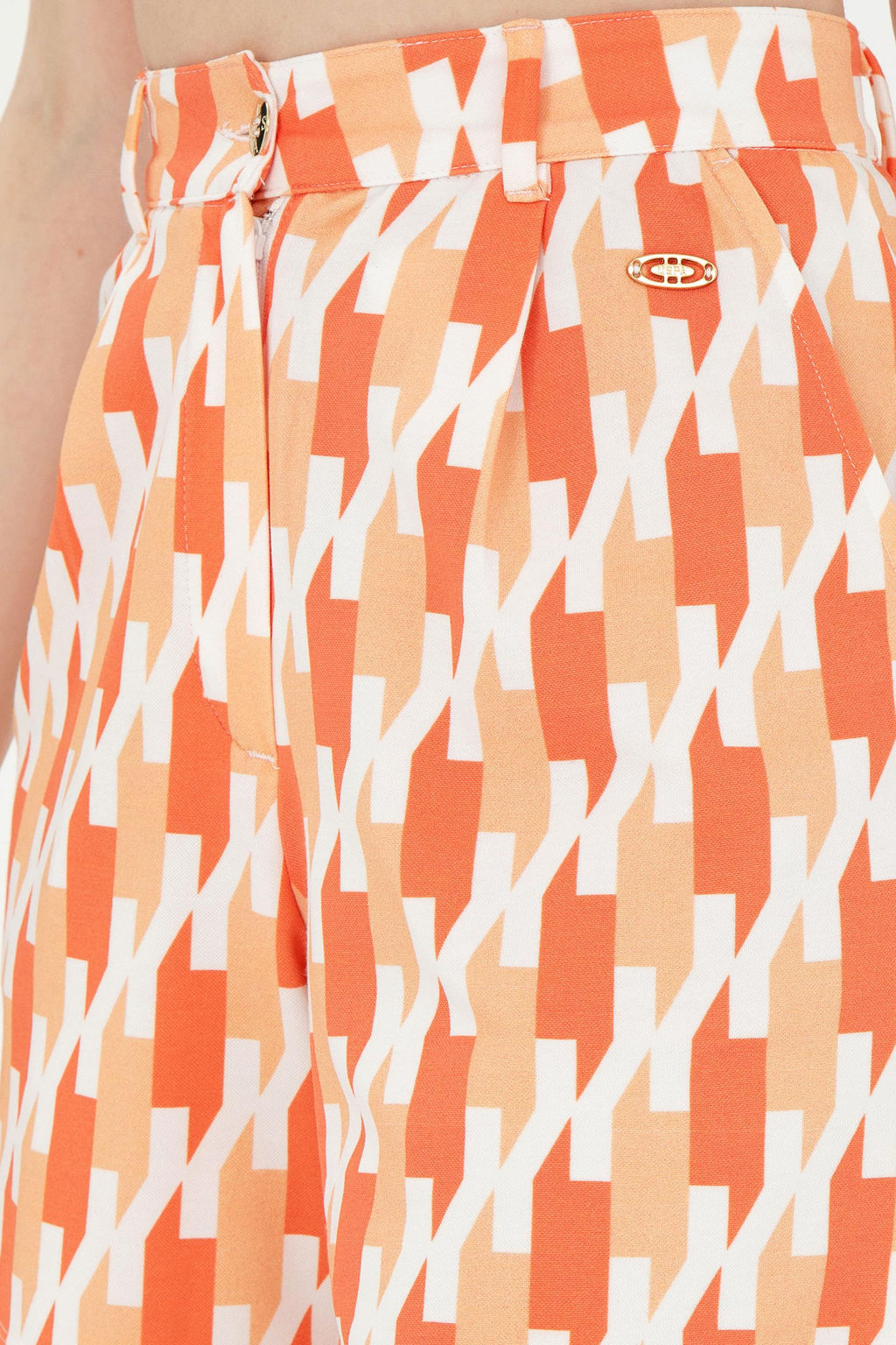 Женские трикотажные шорты пудрового цвета Неожиданная скидка в корзине - U.s. polo assn фото 5