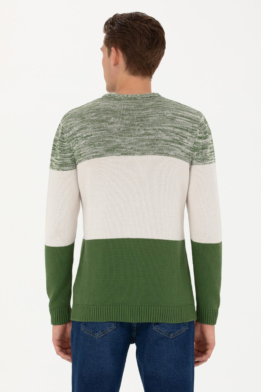 Мужской зеленый свитер Неожиданная скидка в корзине - U.s. polo assn фото 12