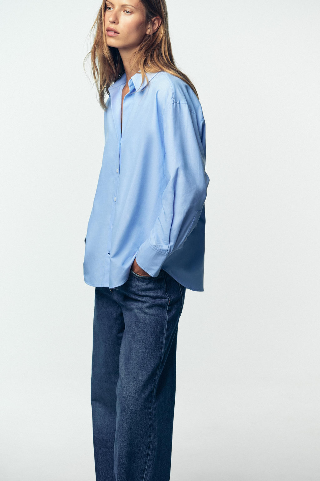 BASIC OXFORD SHIRT - Zara фото 3