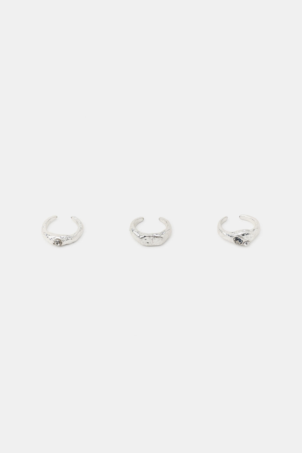 PACK 3 ANILLOS ORG?NICOS DEDOS PIE / Plata - Zara фото 3
