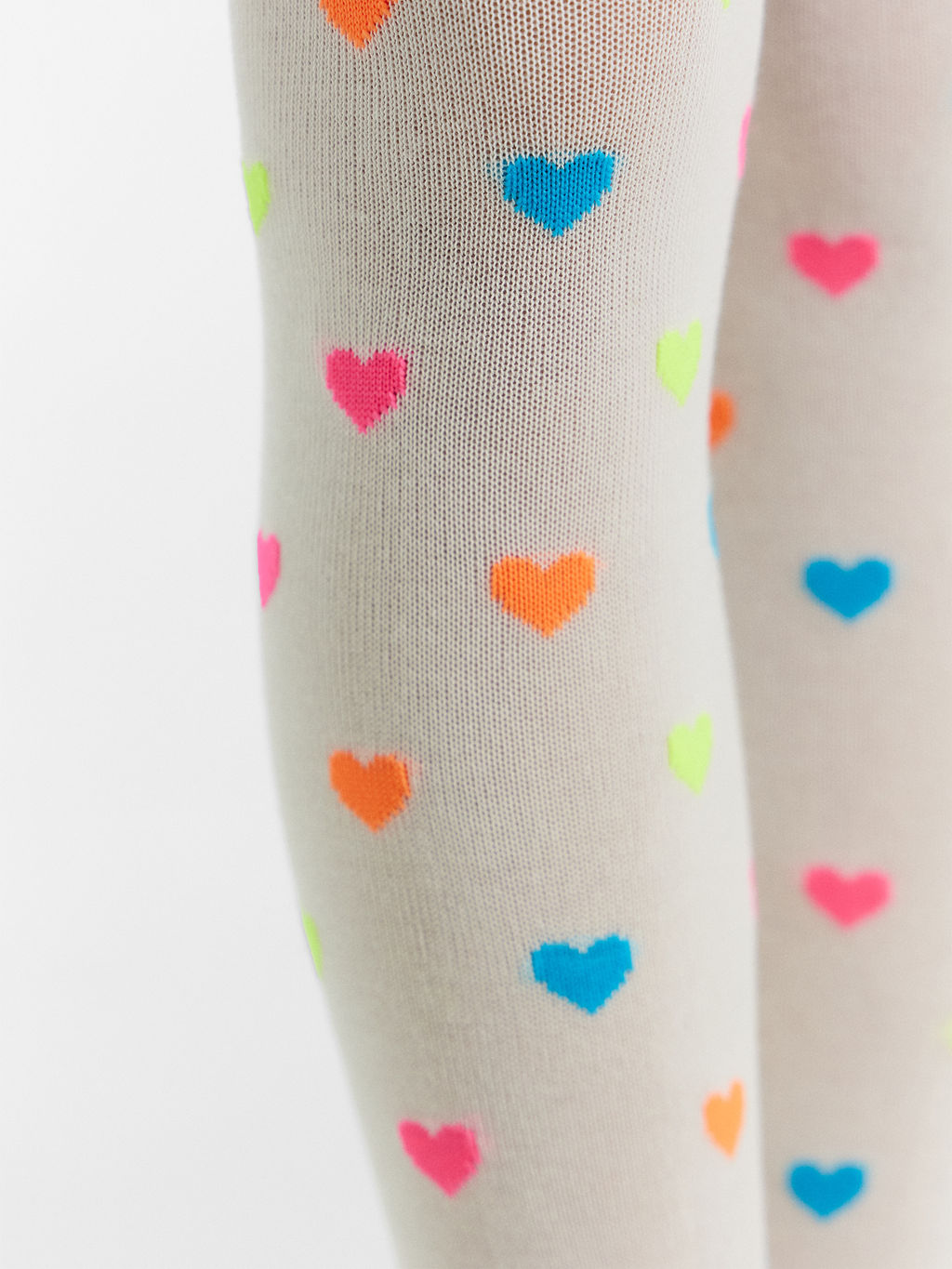 Цена за 3 пары! Колготки детские молочные с рисунком в виде горошка - Mark formelle фото 5