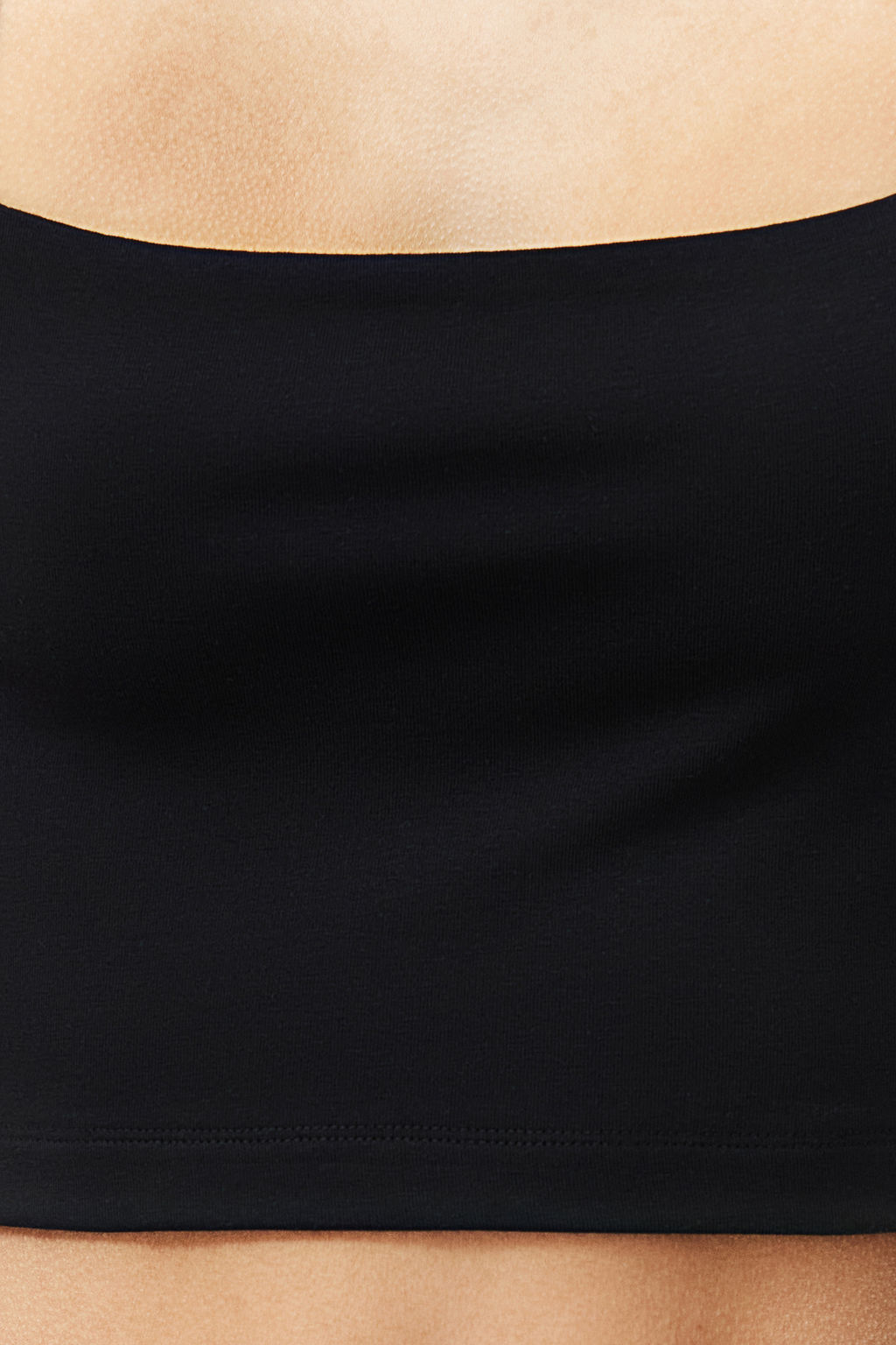 TRENDYOLMILLA Beyaz Duz Slim Kare Yaka Super Crop Orme Atlet TWOSS24AL00031  фото 4
