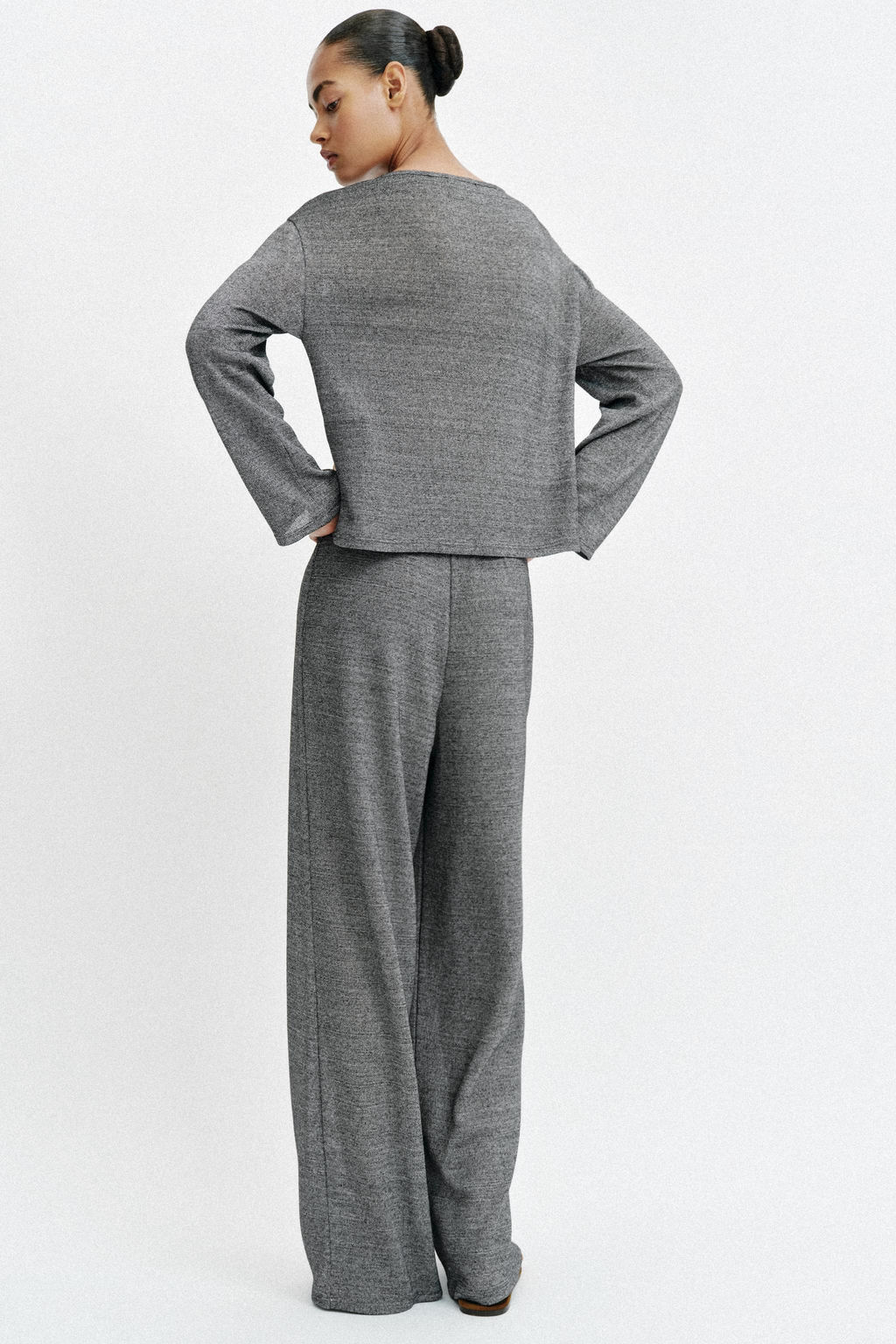 CAMISETA R?STICA CUELLO PANAERO / Gris vigor?