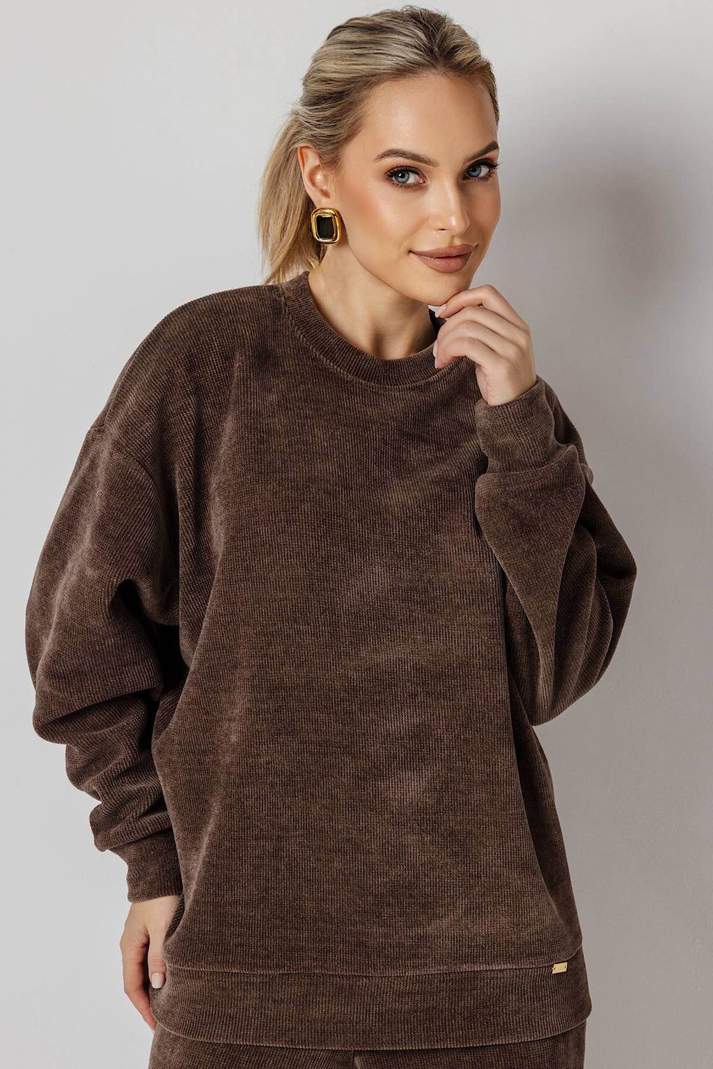 Блузка женская 4465В/10/Коричневый