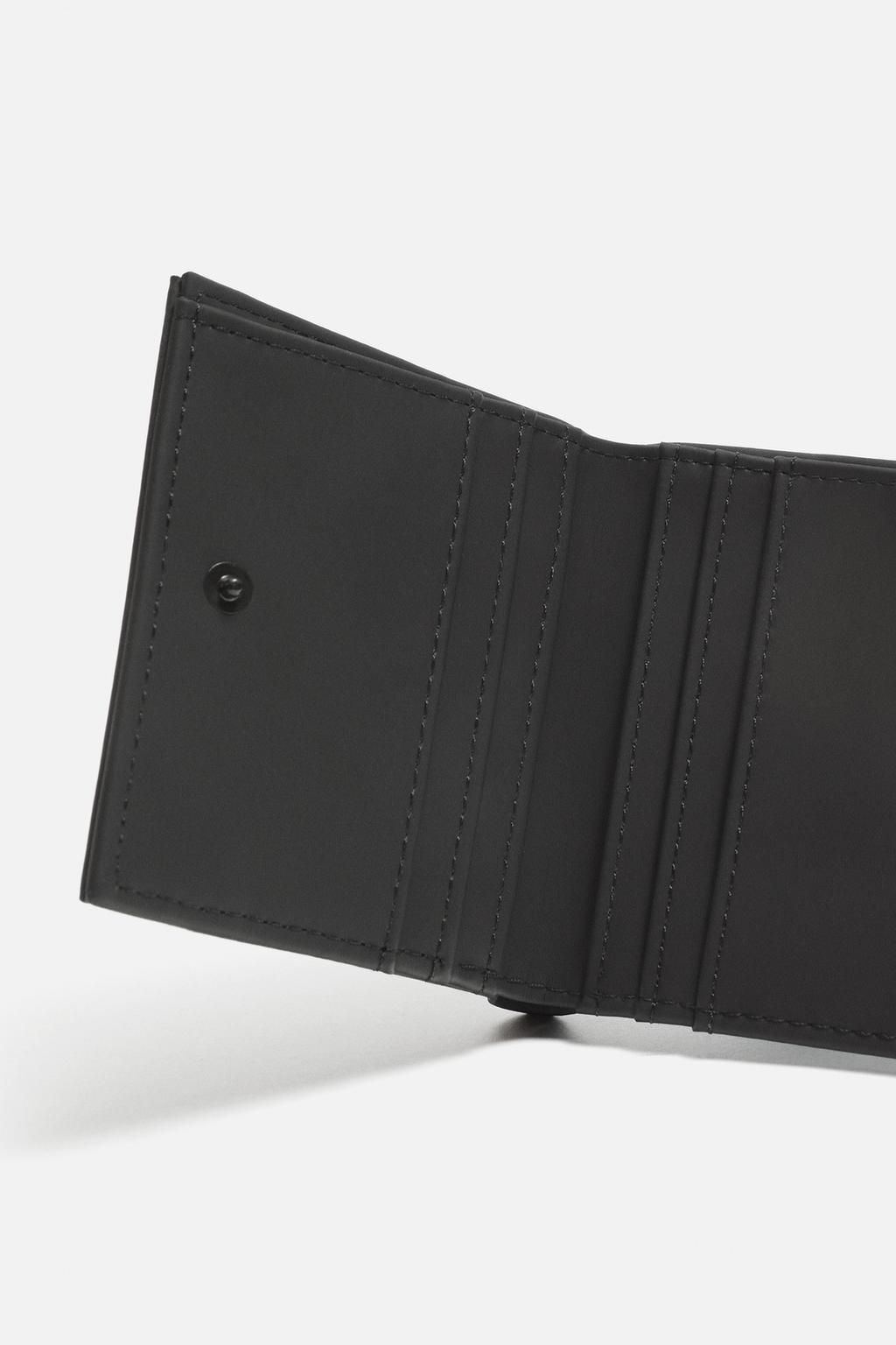 RUBBERISED WALLET WITH COIN PURSE - Zara фото 7