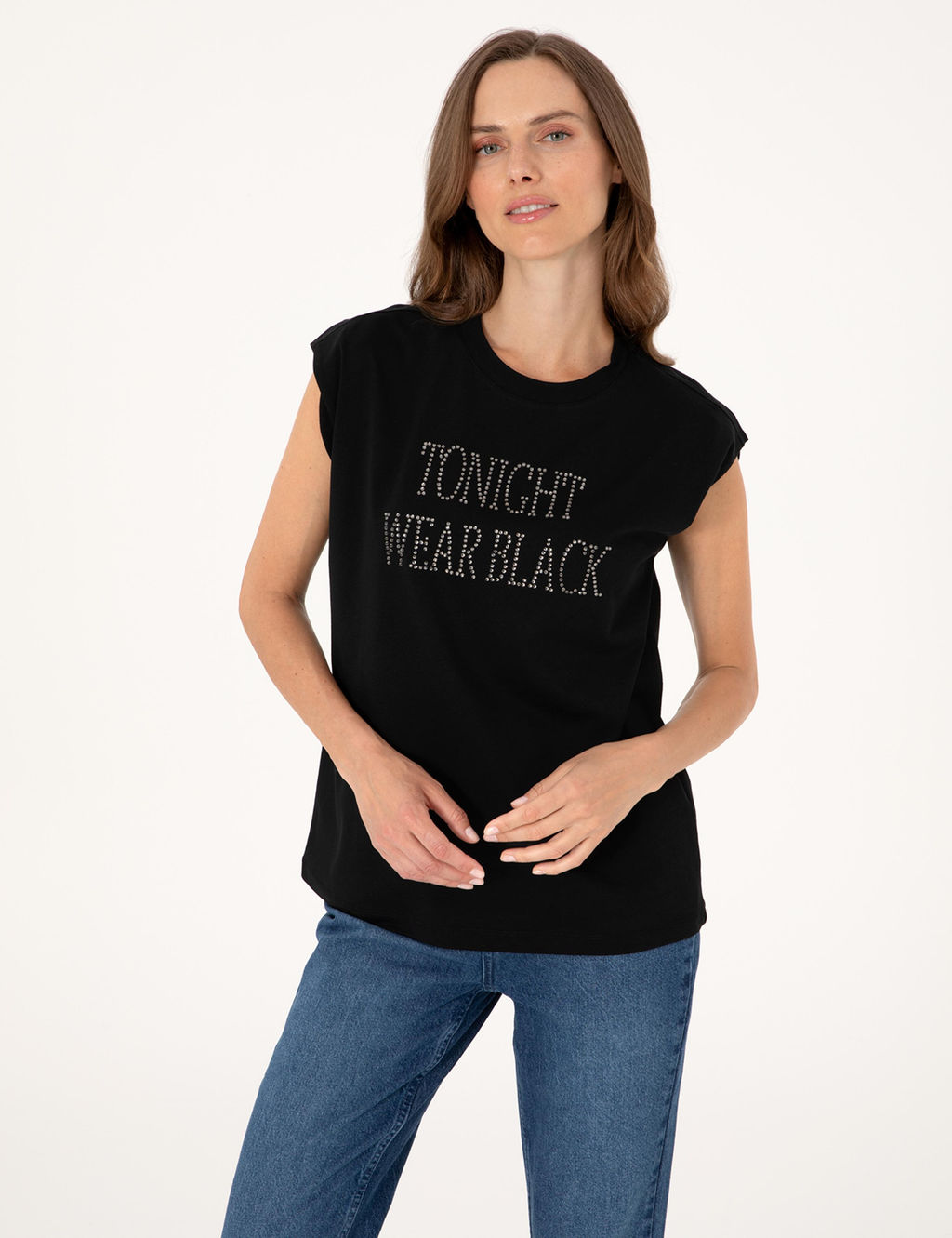 Siyah Regular Fit Ti__rt