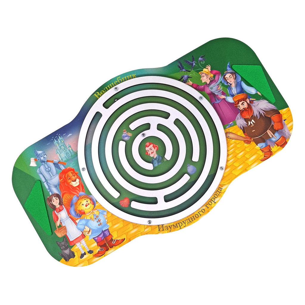 Развивающая доска "Балансборд с лабиринтом. Волшебник Изумрудного города" арт.8883