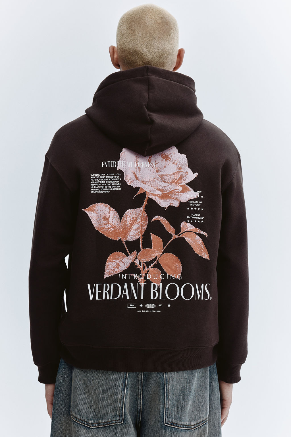 Sudadera con motivo y capucha Relaxed Fit - H&m фото 8