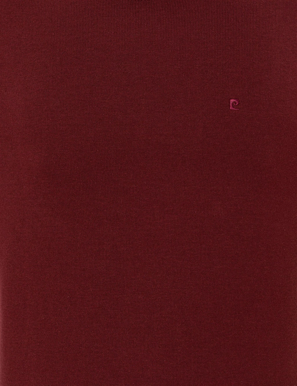 Bordo Slim Fit Bisiklet Yaka Basic Triko Kazak - Pierre cardin фото 6