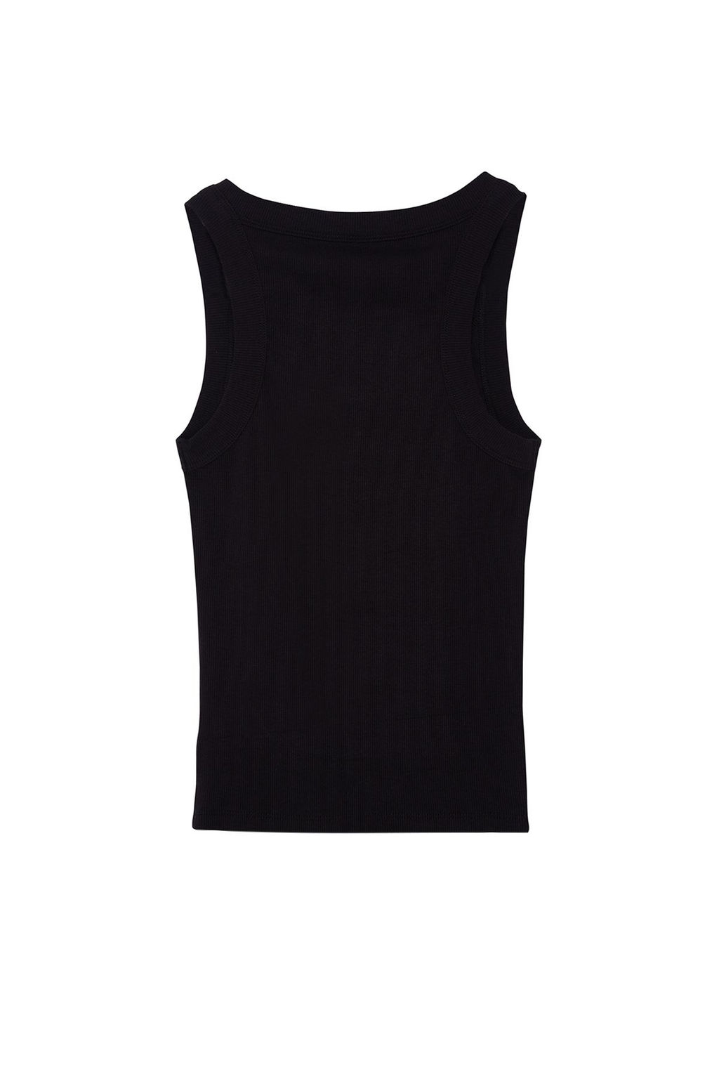 Siyah Havuz Yaka Regular Boy Fitilli Esnek Vucuda Oturan Orme Atlet TWOSS24AL00060