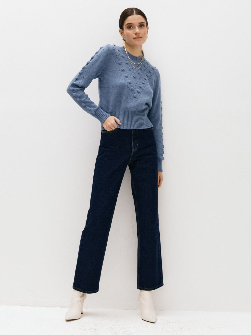 Джемпер 121.070115/голубой - Seven senses фото 20