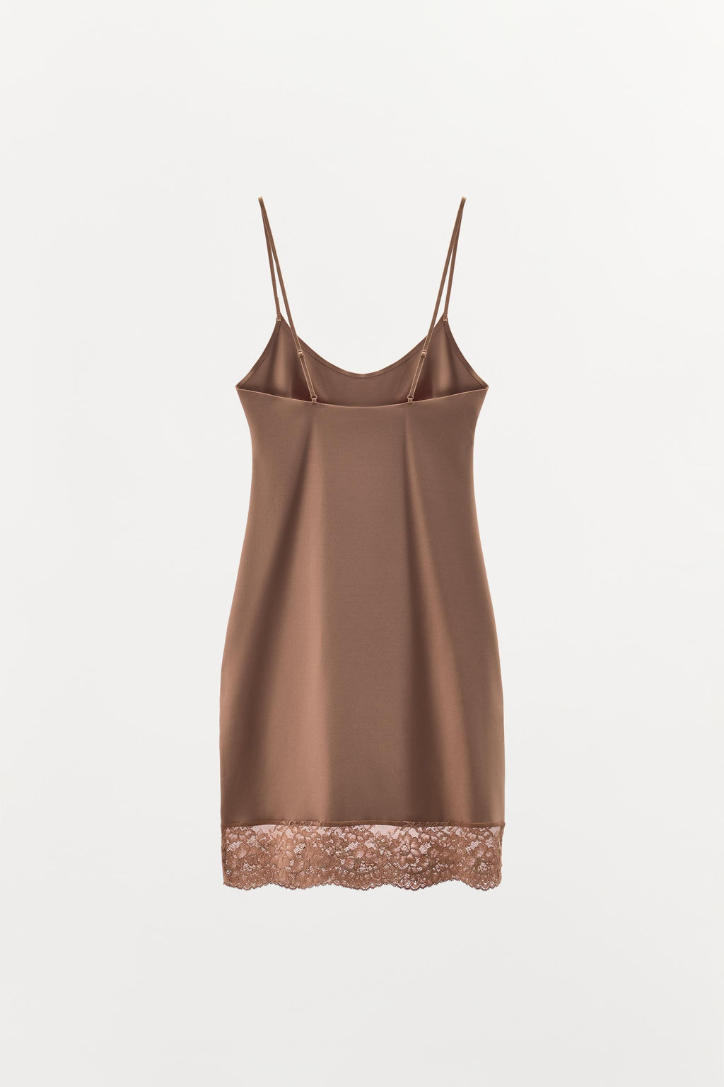 SHORT POLYAMIDE BLEND LACE DRESS - Zara фото 11