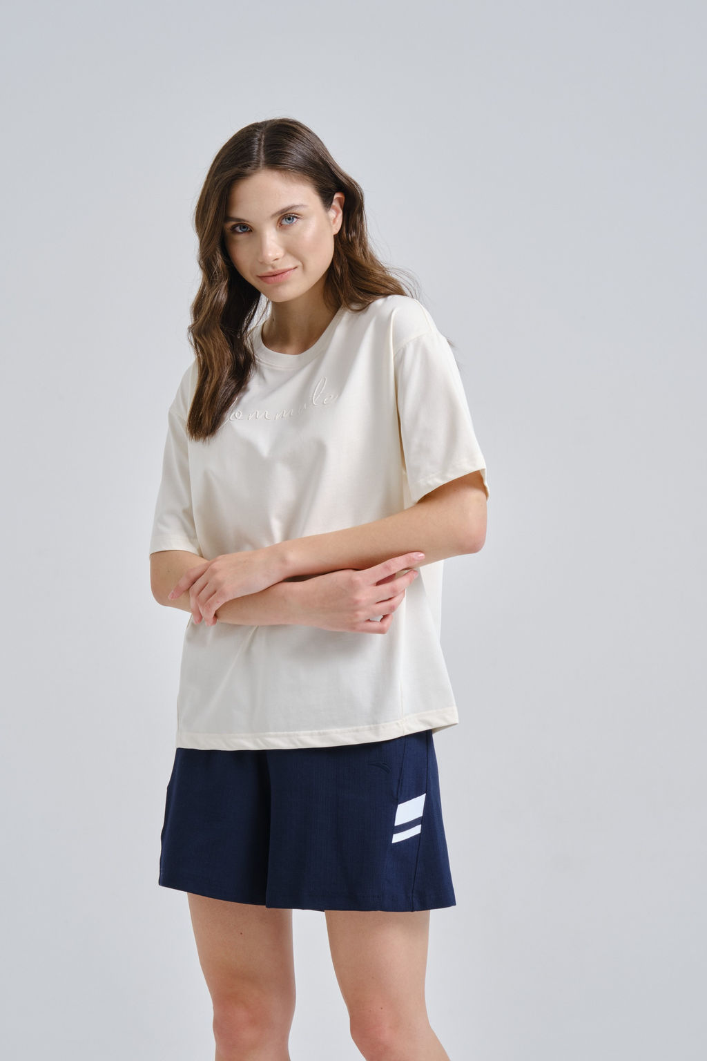 Футболка Светло-бежевый - Anta фото 3