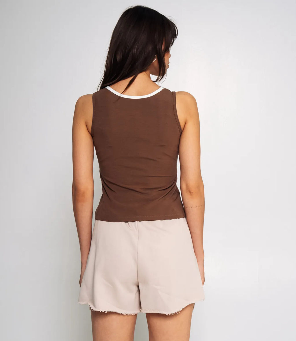 Топ #КТ88802, коричневый - Dommod фото 3