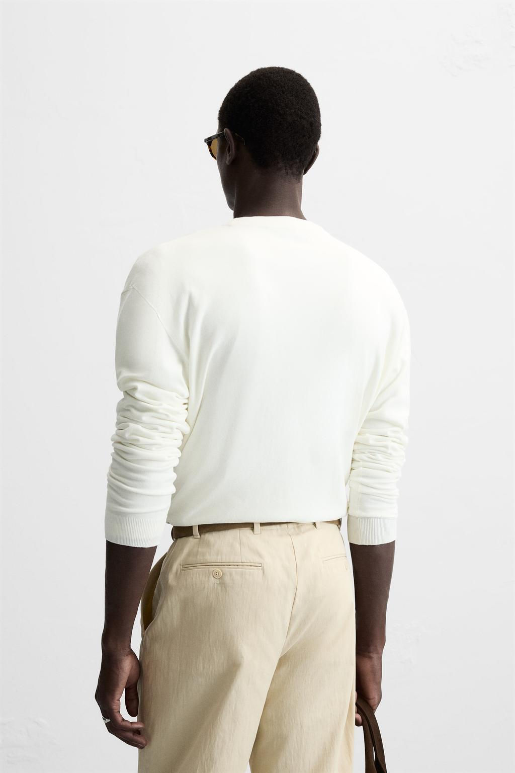 BASIC VISCOSE BLEND SWEATER - Zara фото 34