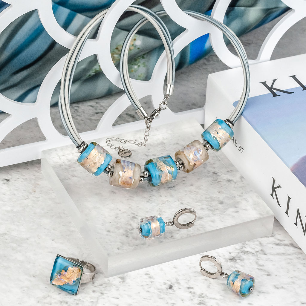 Серьги из муранского стекла PAPILLONS LS3532