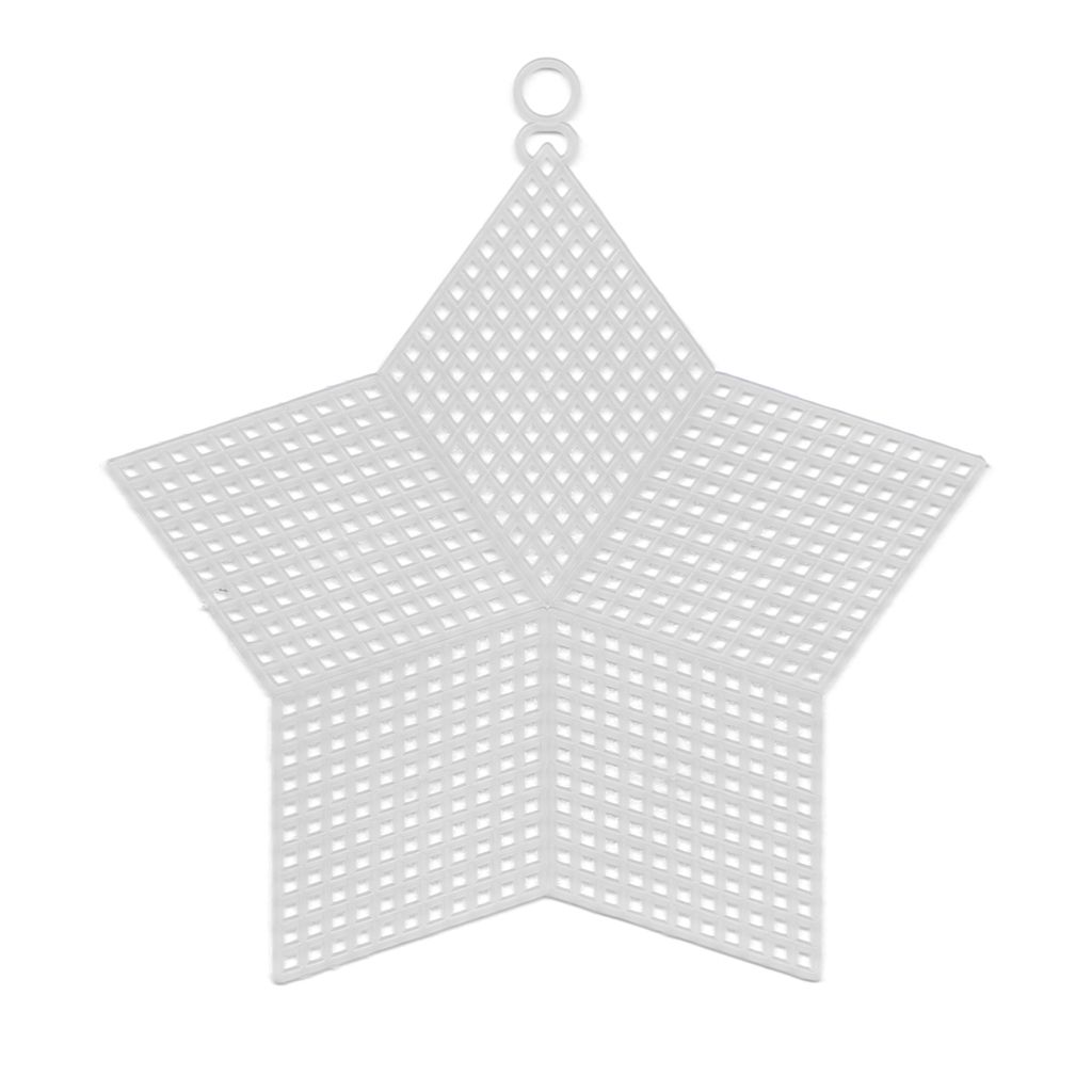 Канва KPL-06 Gamma пластиковая 100% полиэтилен 15 x 13 см 10 шт звезда большая