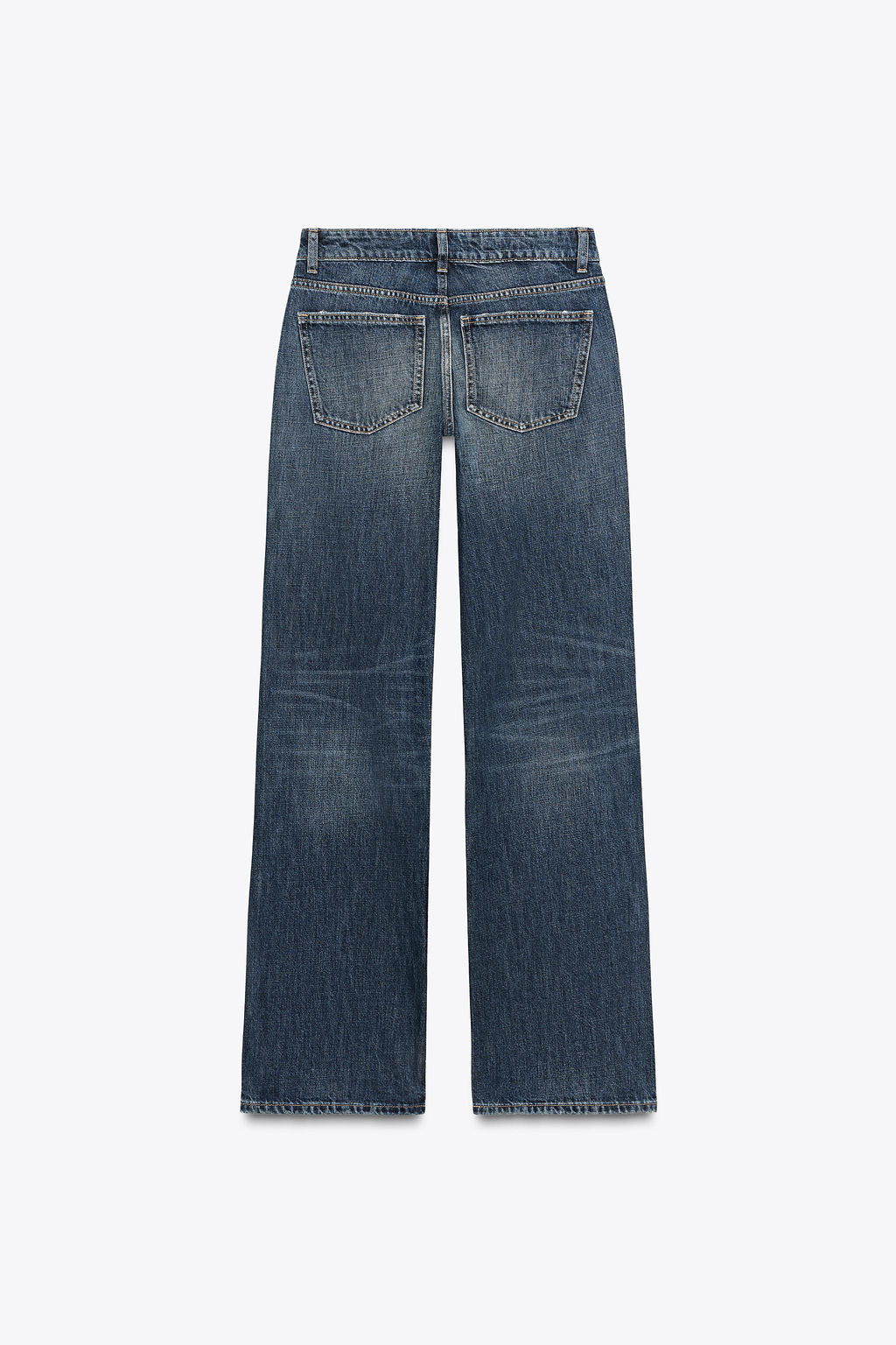 TRF WIDE-LEG LOW-RISE JEANS - Zara фото 35